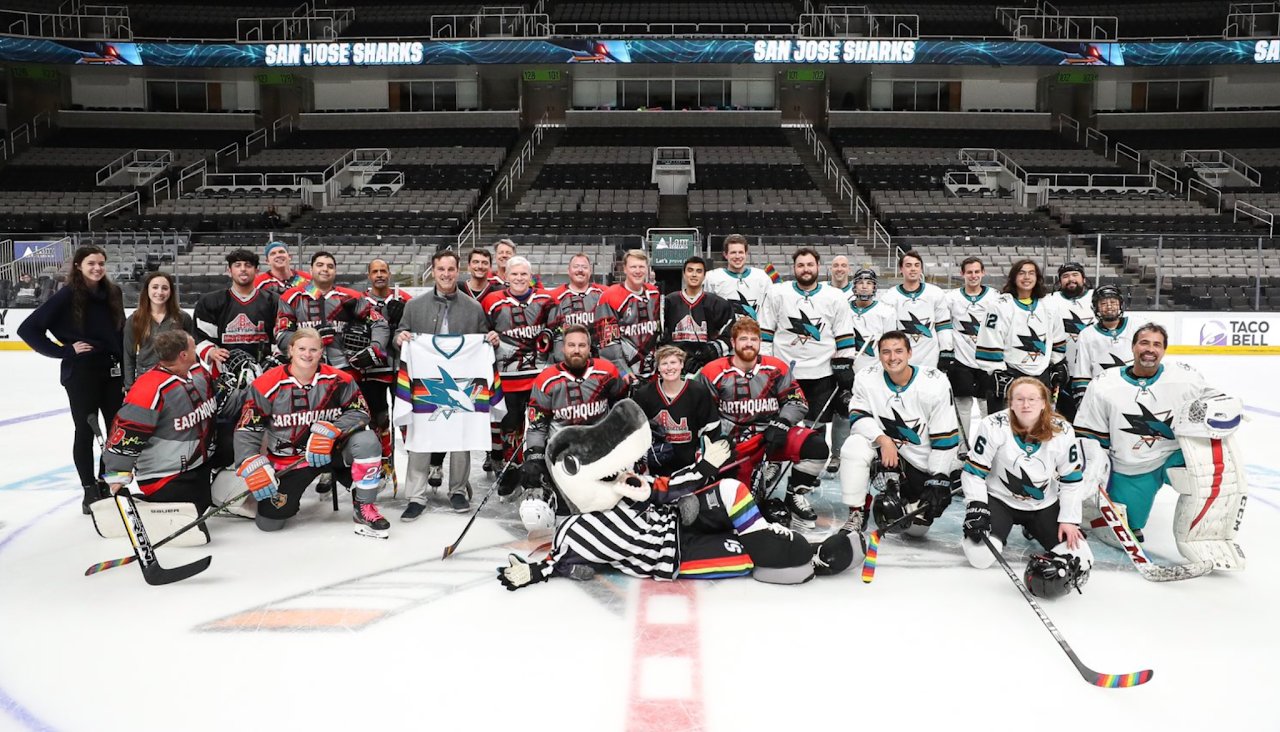 San Jose Sharks Front Office & Alumni Team
