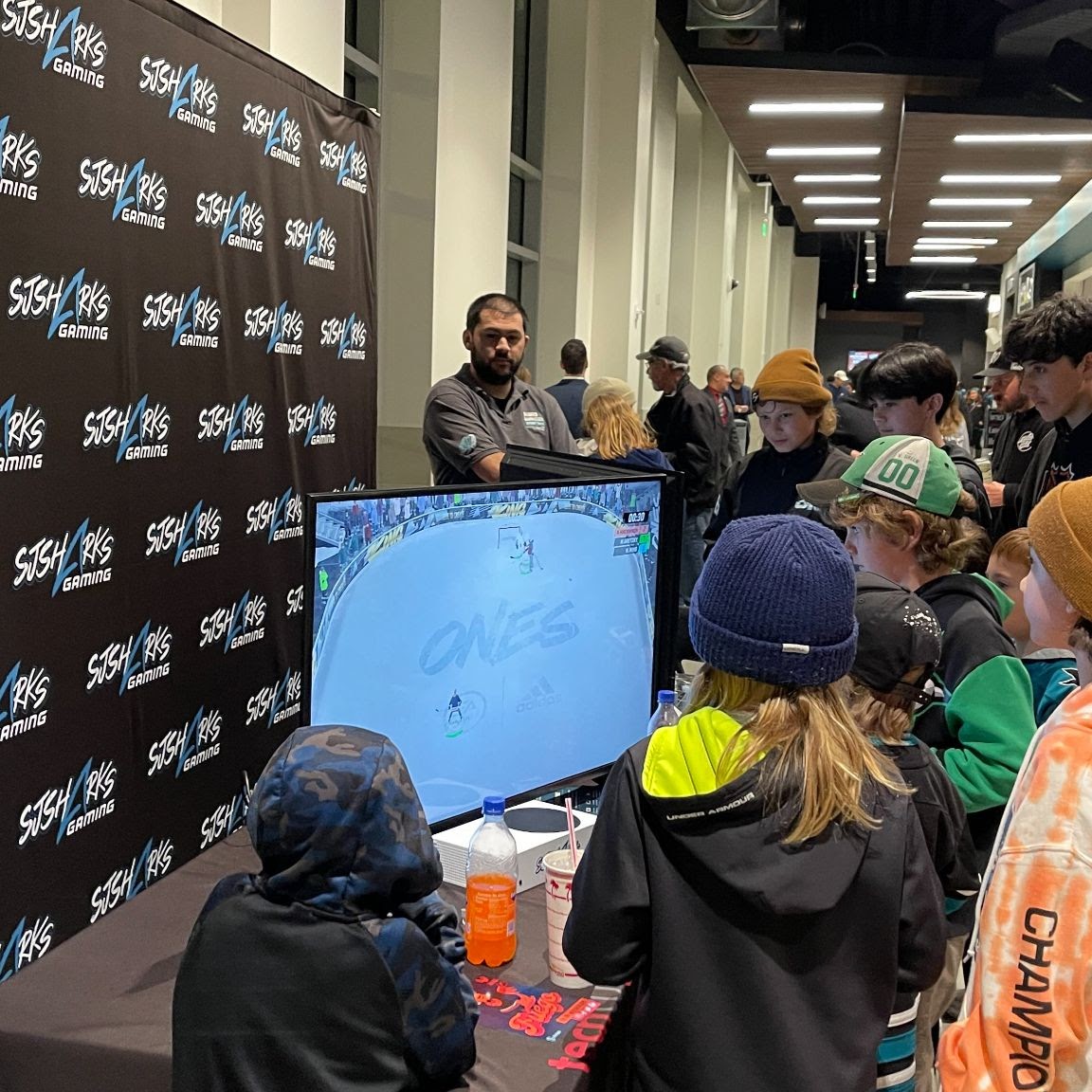 SJSharks Gaming Pop-Up Stand